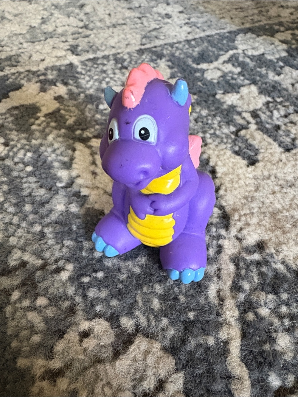 Fisher Price Little People Purple Royal Castle Dragon Yellow Belly Toy Figure